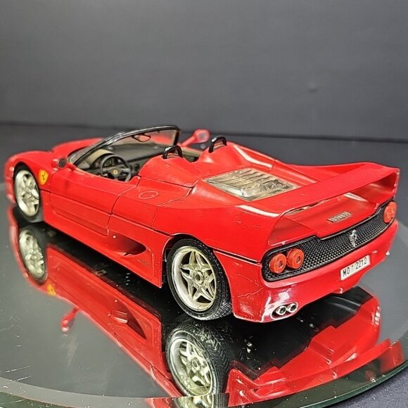 Bburago 1/18 Scale Diecast Ferrari F50 Hard Top 1995 Red Needs Detailing ITALY - Picture 3 of 16